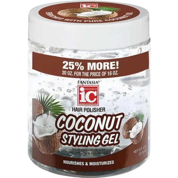 FANTASIA IC STYLING GEL COCONUT 20OZ.